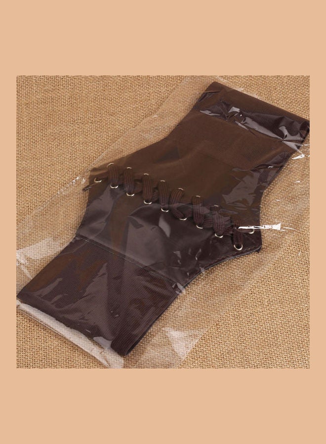 Elastic Cincher Wide Waistband Coffee  - Image 3