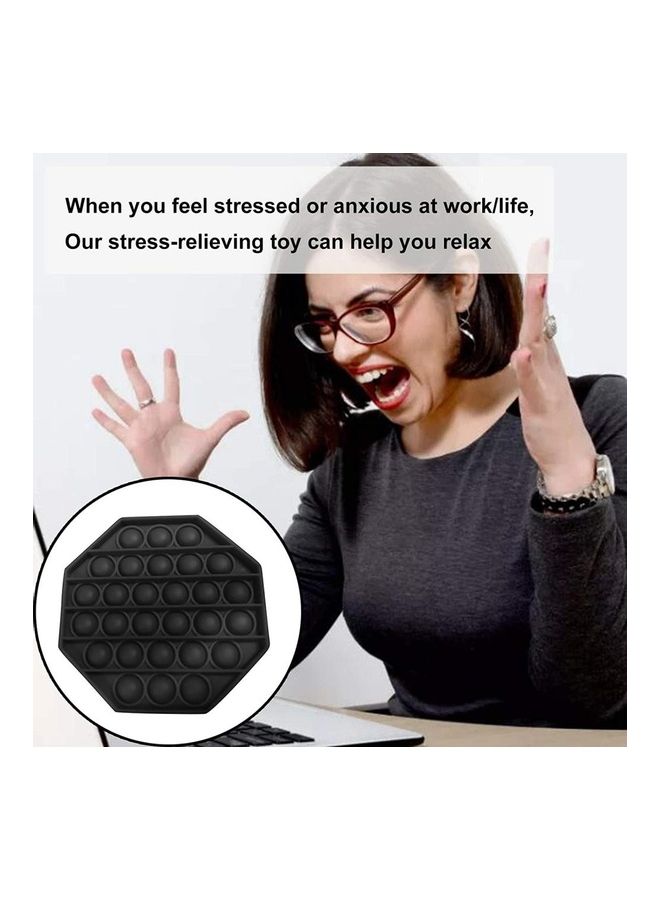 XiuWoo Silicone Push Pop Bubble Sensory Fidget Stress Relieve Squeeze Squishy Toy 12x12cm - Image 4