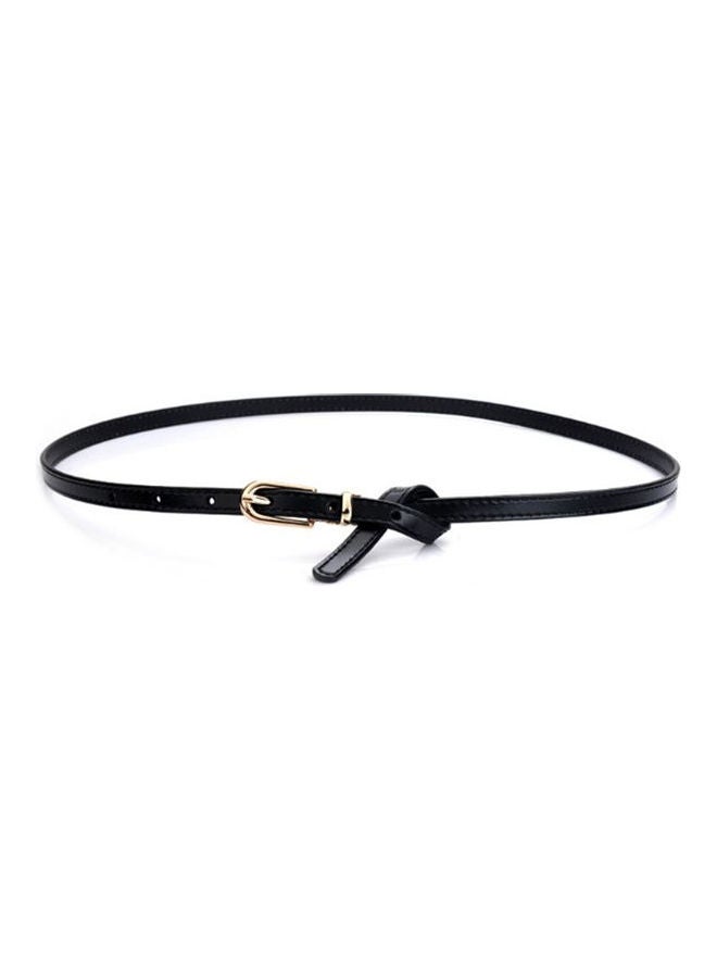 Black Leather Belt For Women black  - Image 1