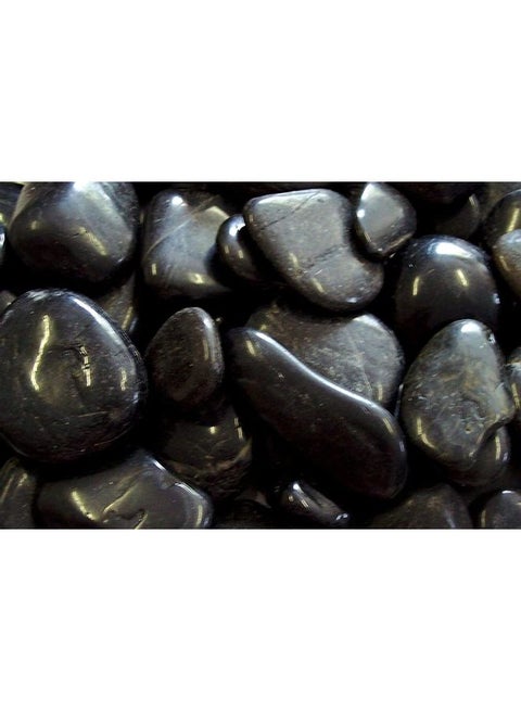 Pebbles Gravel Stone black 10 x 6cm