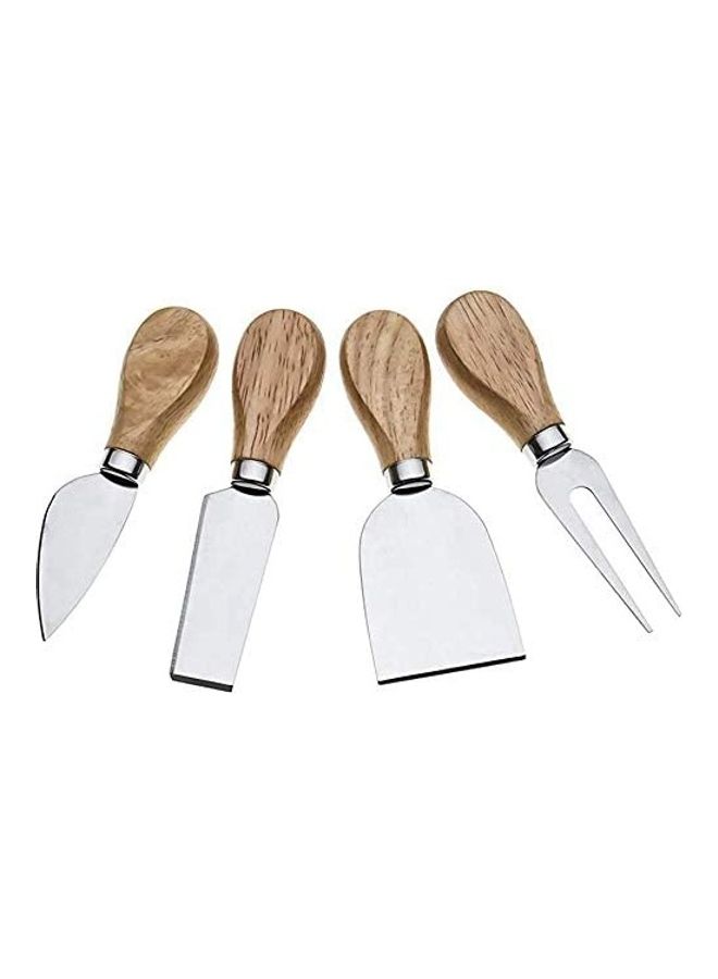 Generic - 4-Piece Knives Set brown 30 x 2cm - Image 1
