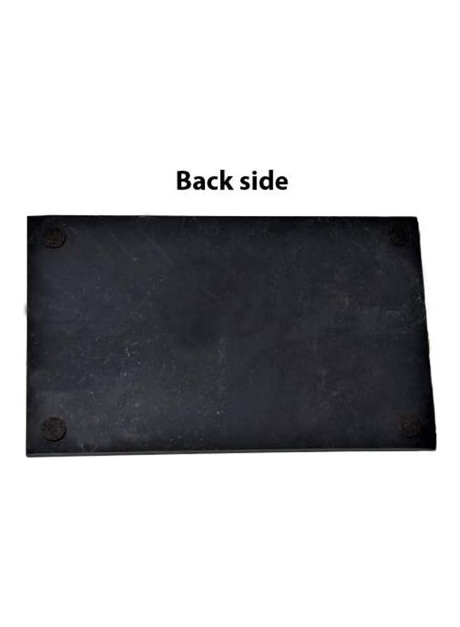طبق تقديم بلاك سليت أسود 26 x 16 x 1سم  - Image 4