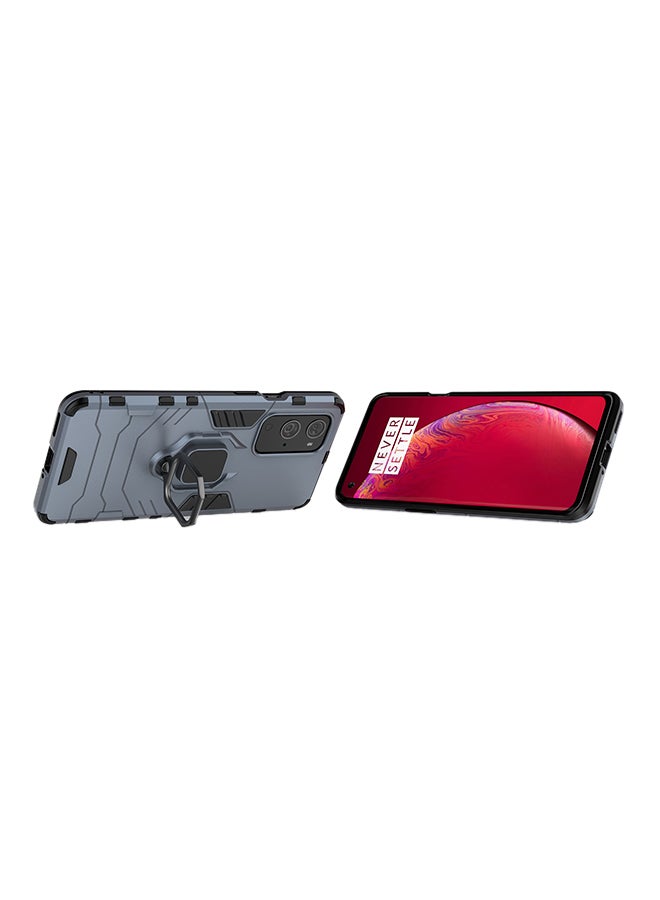 Protective Case Cover with Ring Holder for OnePlus 9 Pro Black/Grey - Image 3