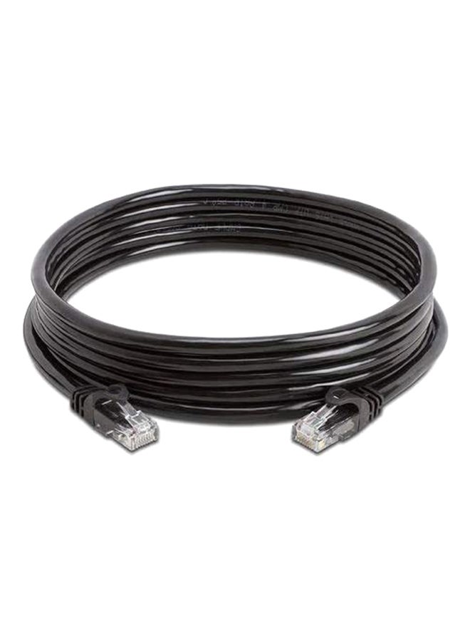 S-TEK High Speed RJ45 cat6 Ethernet Patch Cable LAN Cable Compatible for PS4/PS3, Nintendo Switch, Raspberry Pi 4, Smart TV, Computer, Modem, Router Black - Image 1