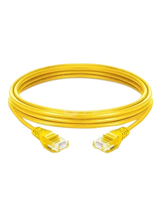S-TEK Ethernet Patch Internet Cable Yellow - Image 1