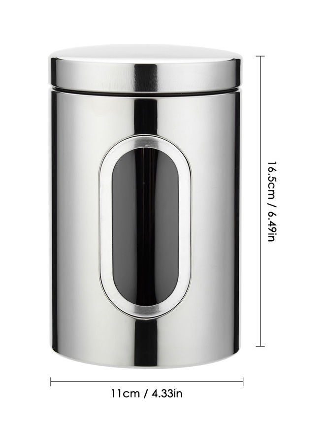 Generic 3-Piece Food Storage Container Silver 16.5 x 11cm  - Image 2