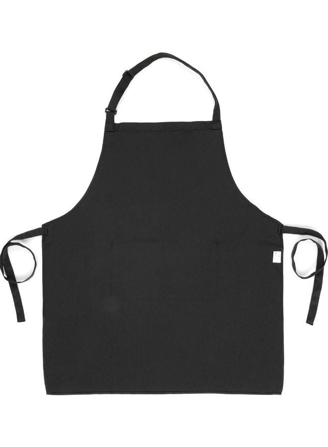مريلة مطبخٍ مع حزام رقبة قابل للتعديل أسود 30 x 1.5 x 20سم  - Image 5