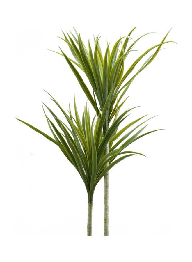 DRAMA HOME Decorative Artificial Plant Green/Gold  - Image 3