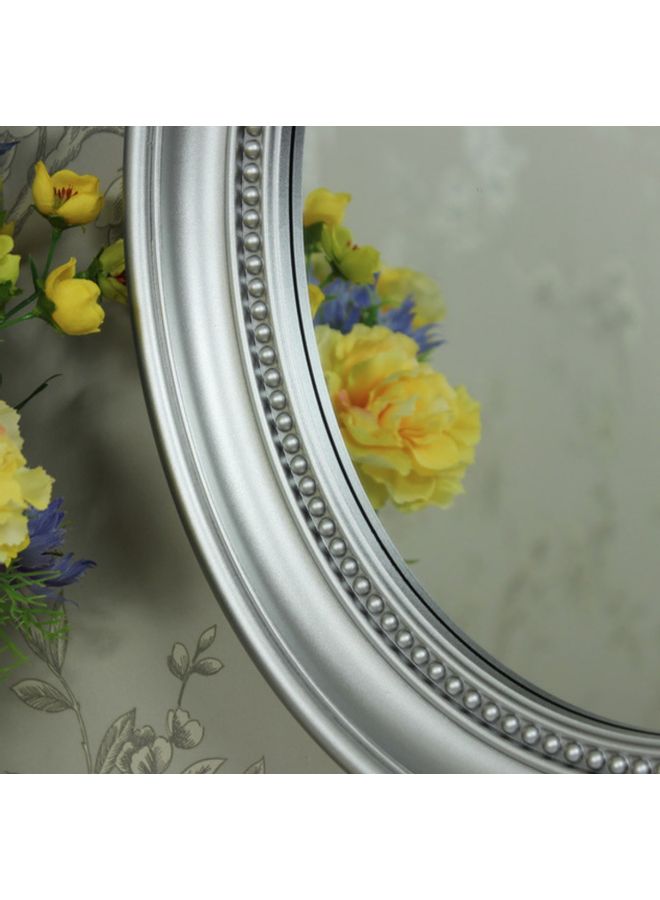 Roman Gifts Elegant Decorative Wall Mounted Mirror Silver 70 x 56cm  - Image 3