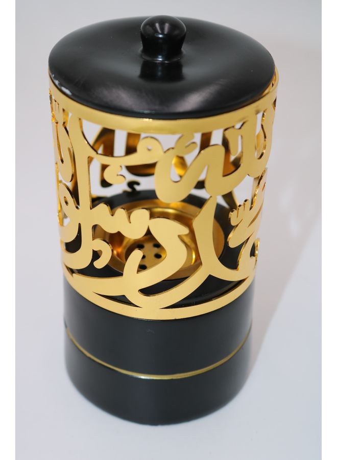 بخور بوسيدين مبخرة بتصميم محمول غير كهربائي طراز Z0801 . أسود 18 x 10.6 x 10سم  - Image 1