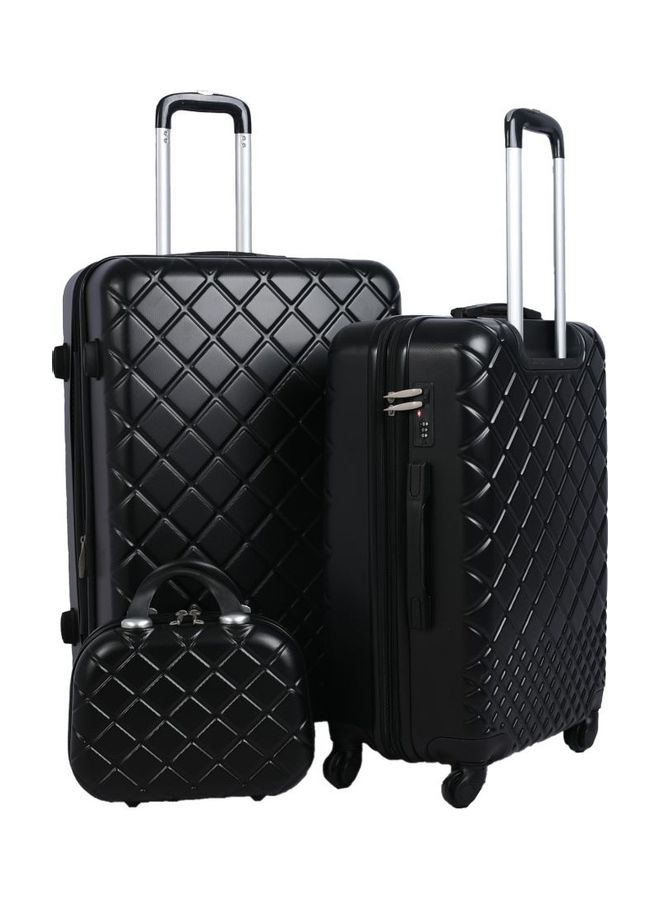 مورانو مجموعة حقائب سفر بعجلات - 4 قطع أسود - Image 2