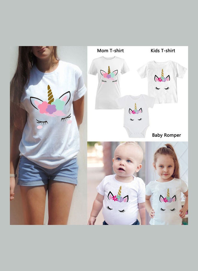 Stylish Parent-child Outfits Multicolour - Image 1