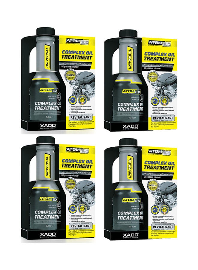 Xado Pack of 4 Atomex Complex Oil Treatment Antismoke Additive - Image 1