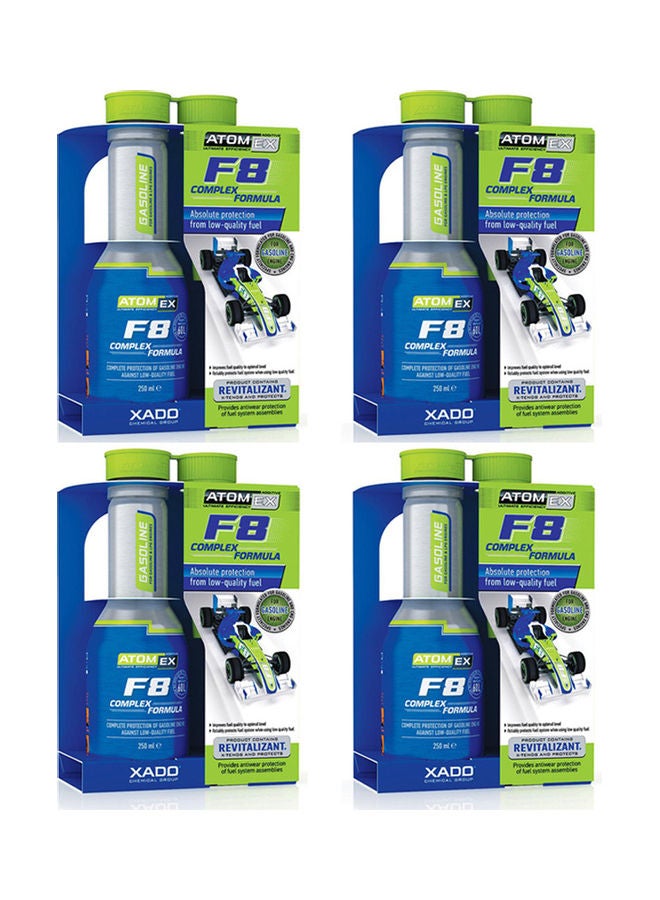 Xado - Pack Of 4 Complex Formula F8 Increase Engine Operation Clean The Fuel System - Image 1