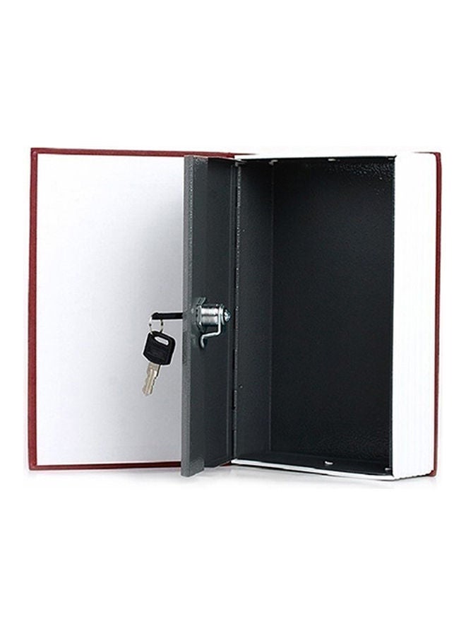 Generic - Creative Booksafe Lock Key Secret Hidden Security Stash Box Blue 20*10*20cm - Image 1