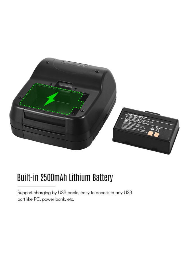 GOOJPRT Portable Mini Wireless Thermal Receipt Printer Black - Image 5