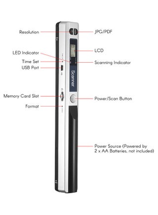 Portable Handheld Wand Wireless Scanner Silver - v1612333806/N44149200A_2