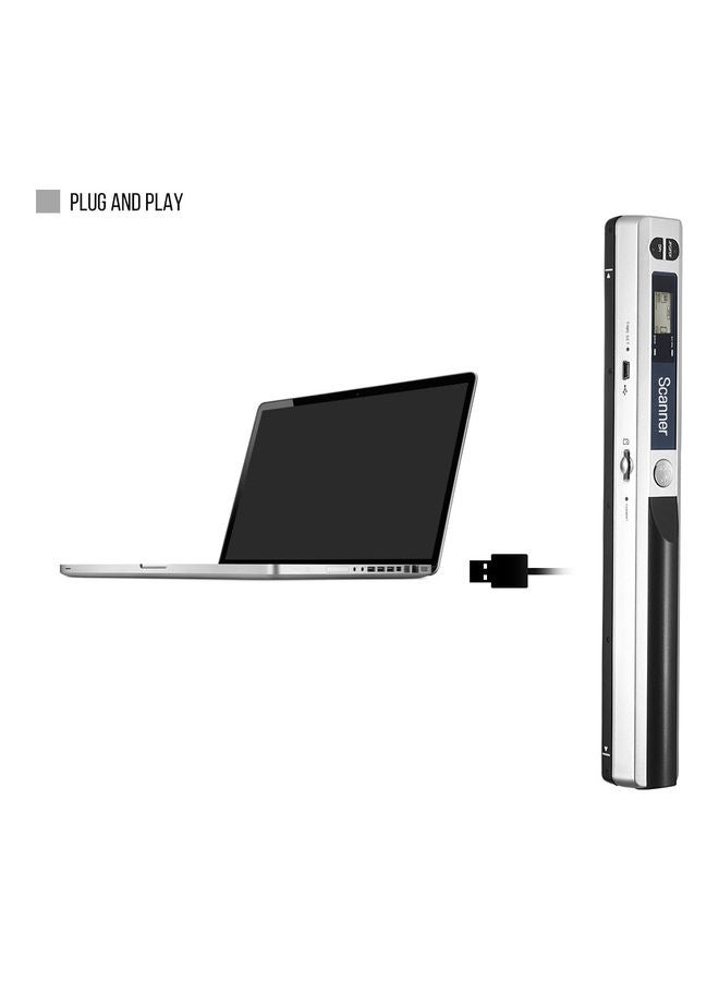 Portable Handheld Wand Wireless Scanner Silver  - Image 3