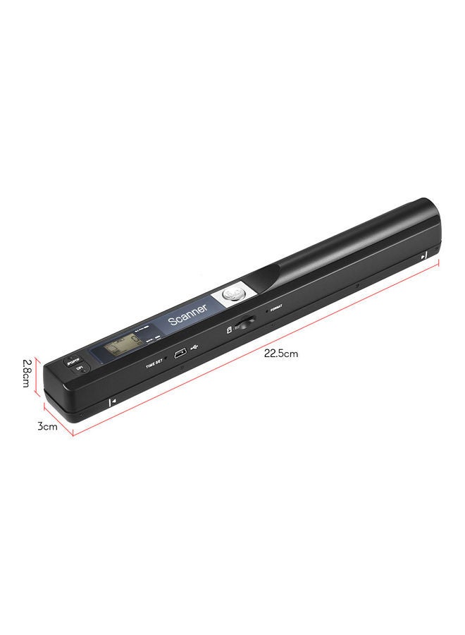Portable Handheld Wand Wireless Scanner Black  - Image 4