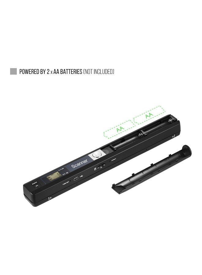 Portable Handheld Wand Wireless Scanner Black  - Image 5