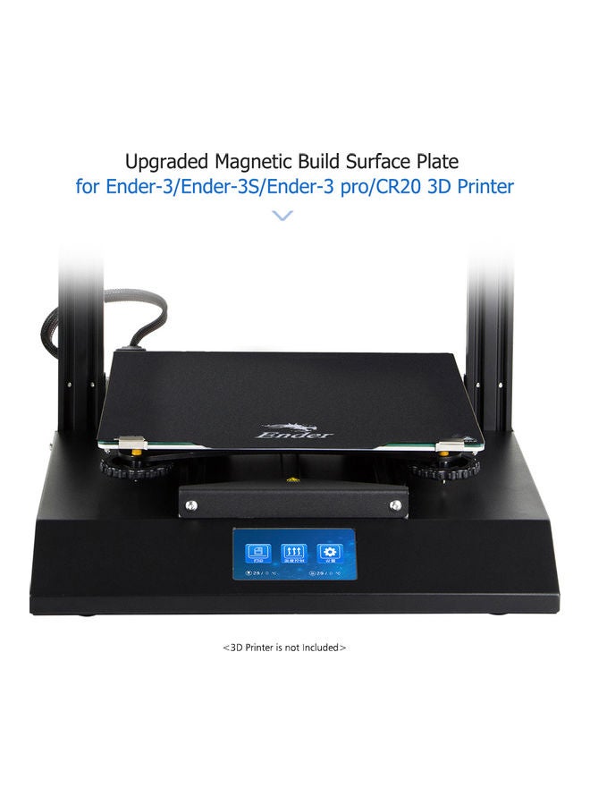 Creality 3D Ender-3 Upgrade Magnetic Hotbed Sticker Black  - Image 2