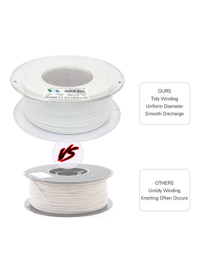 3D Printer Filament White  - Image 3