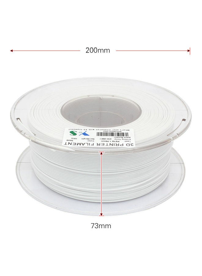 3D Printer Filament White  - Image 5