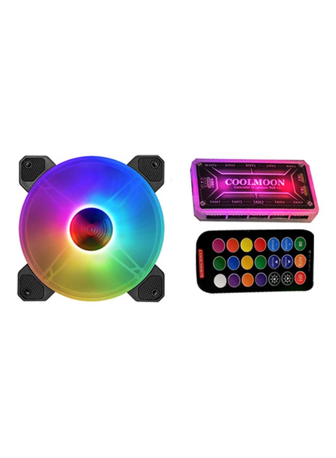 Generic Desktop Computer Cooling Fan Set Multicolour  - Image 1