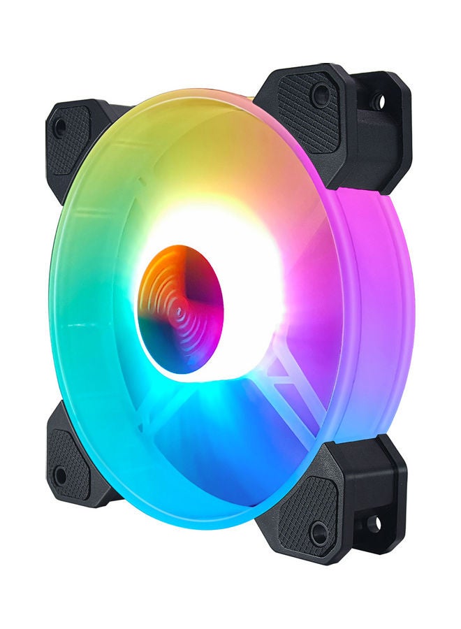 1-Piece Computer Cooling Fan Multicolour - Image 1