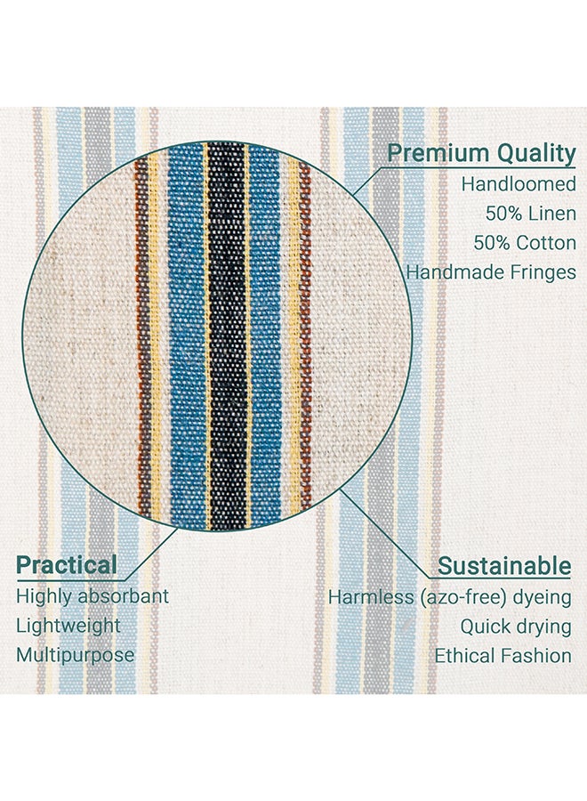 LAISLABONITA Turkish Peshtemal Towel Multicolour 180 x 90cm  - Image 4
