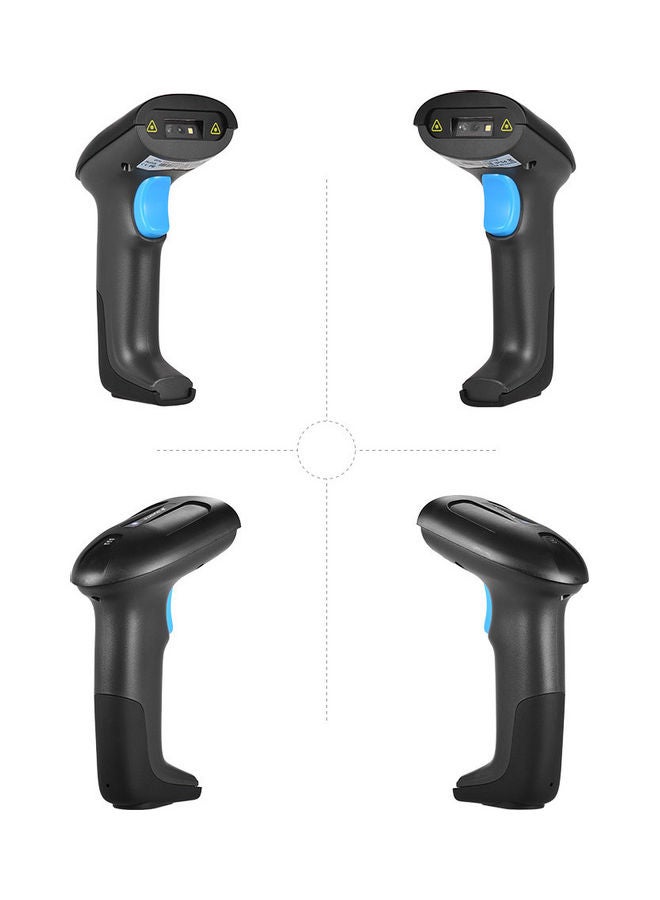 أيبيسي ماسح ضوئي باركود 2 في 1 لاسلكي وسلكي بمنفذ USB وتردد 2.4 جيجاهرتز أسود - Image 1