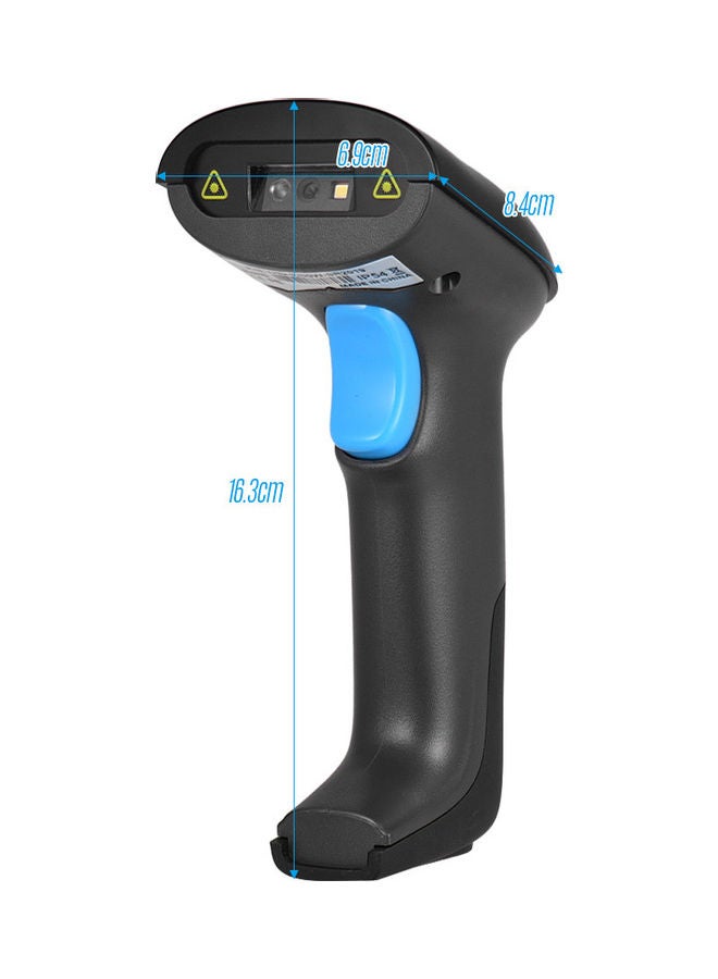 أيبيسي ماسح ضوئي باركود 2 في 1 لاسلكي وسلكي بمنفذ USB وتردد 2.4 جيجاهرتز أسود - Image 5