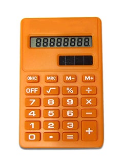 Generic Handheld Pocket Size Basic Calculator Orange  - Image 1