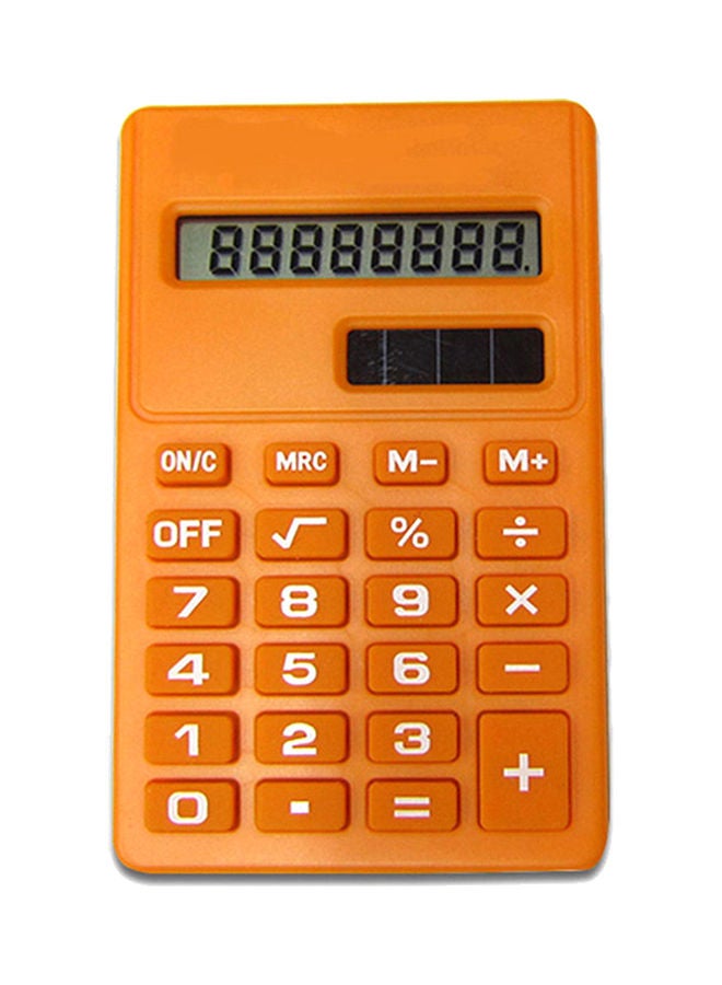Generic - Handheld Pocket Size Basic Calculator Orange - Image 1