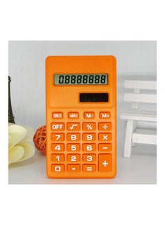 Generic Handheld Pocket Size Basic Calculator Orange  - Image 2