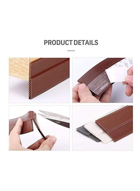 Stripping Door Bottom Seal Strip Brown