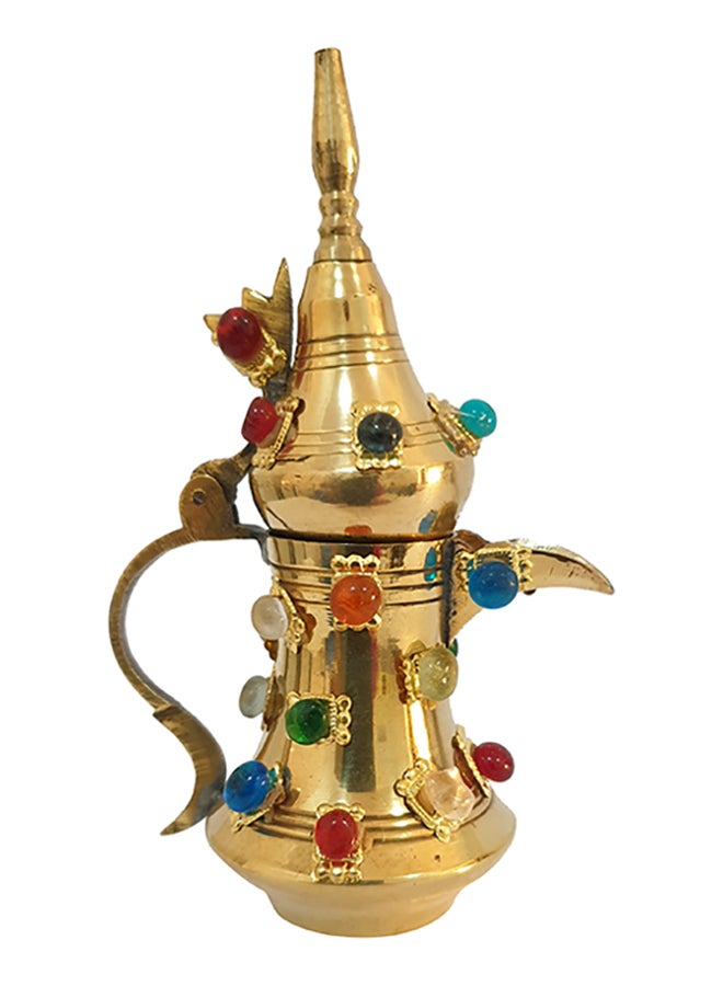 الزعابية - دلة صغيرة للزينة ذهبي 12سم - Image 1