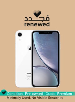 Apple Renewed - iPhone XR With Facetime White 256GB 4G LTE  - Image 1