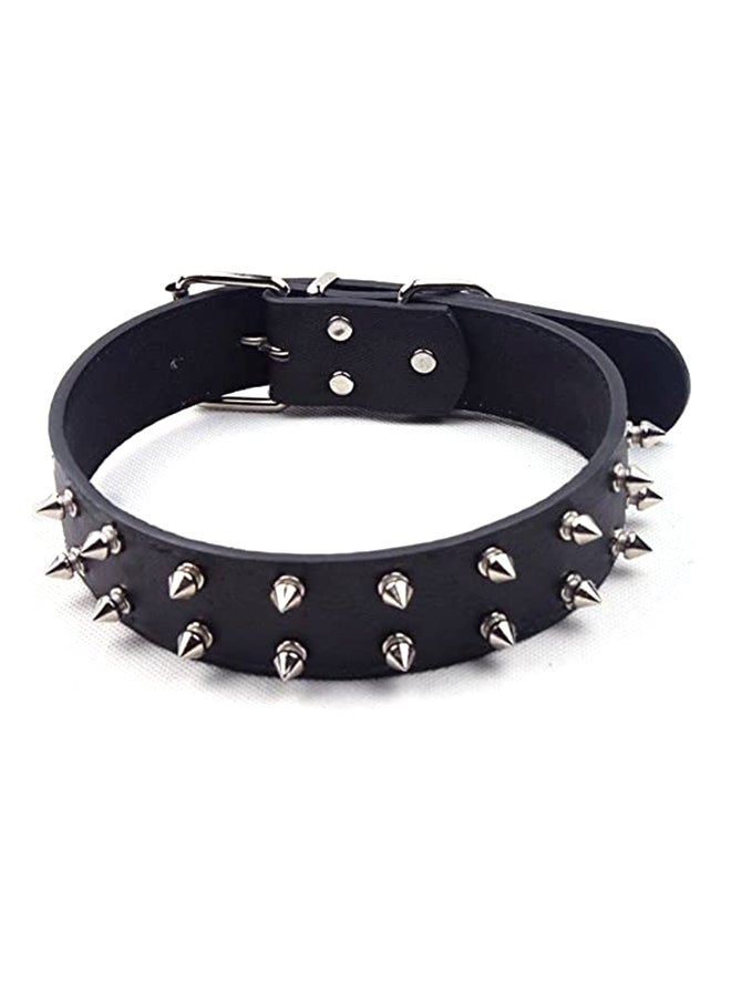 ZENHOME Collar Adjustable Neck Strap Black/Silver 63x0.3x3.5centimeter - Image 1