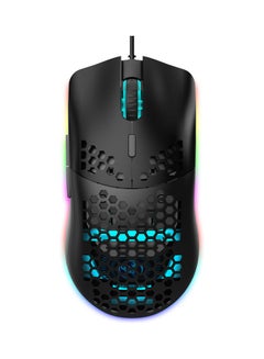 J900 USB Wired Gaming Mouse Black/Green - v1612345797/N44153151A_4