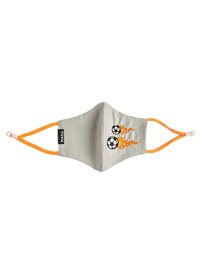 Fireball Embroidered Face Mask - Image 1