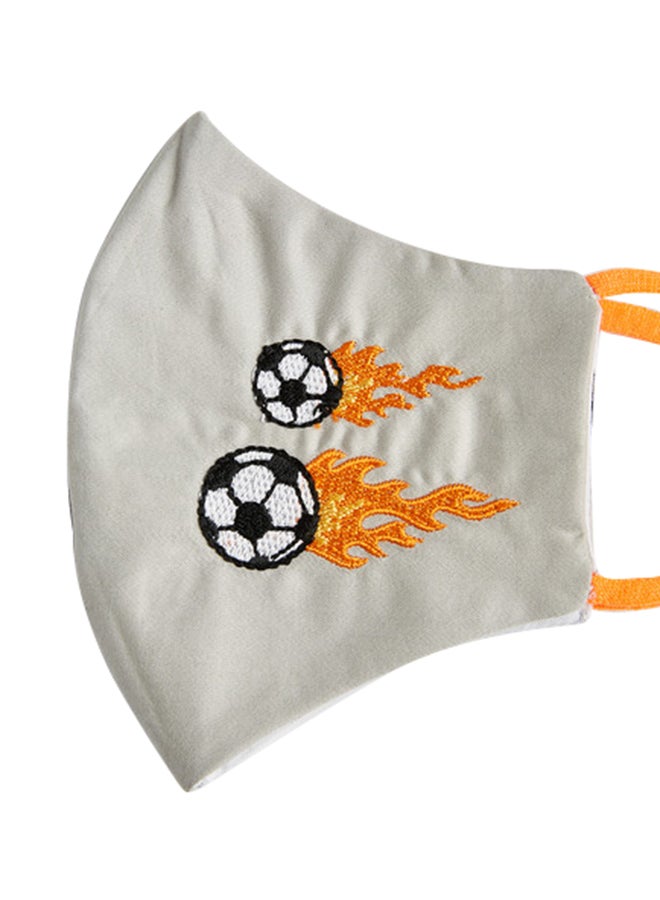Fireball Embroidered Face Mask - Image 2