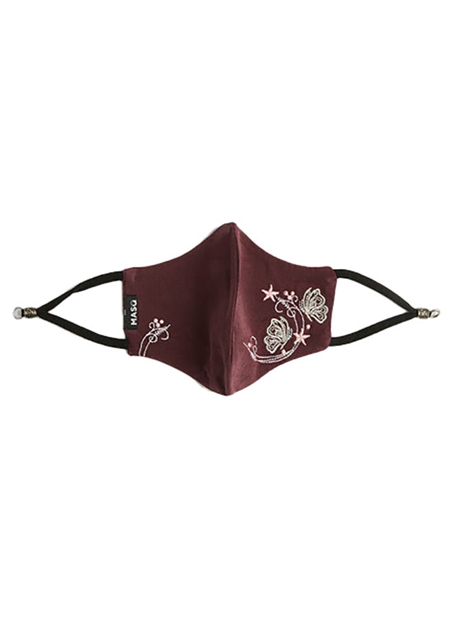 Generic - Butterflies Embroidered Face Mask - Image 1