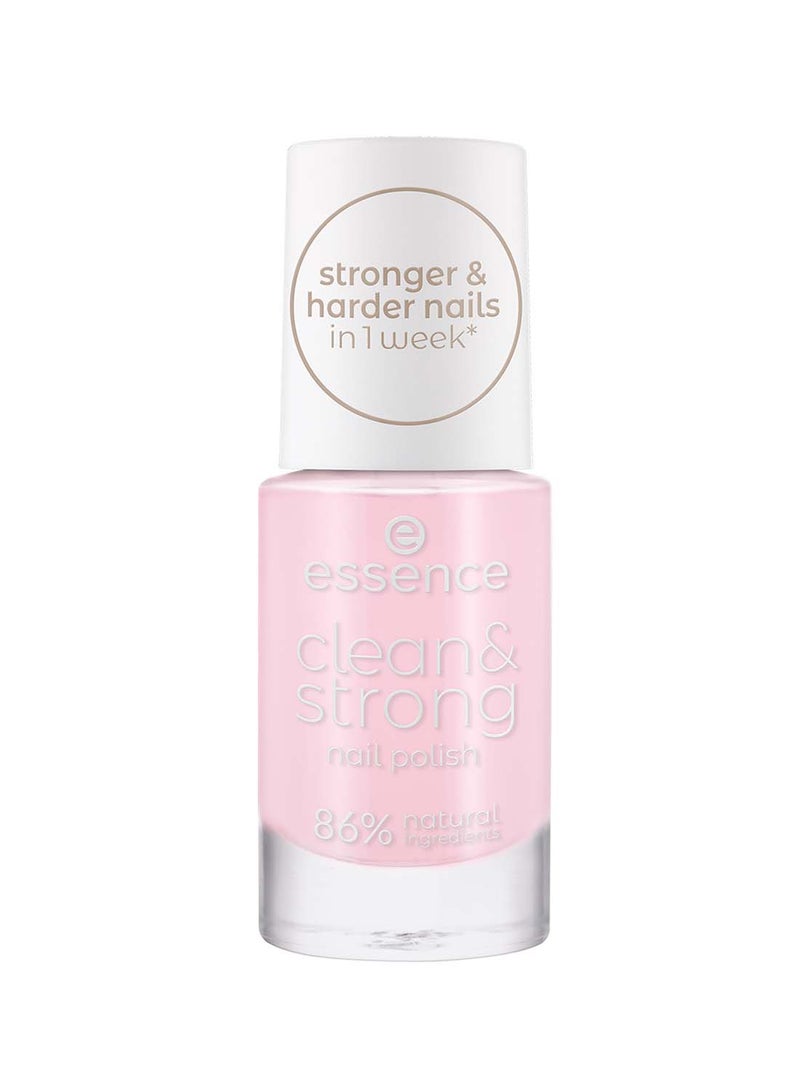 Essence Clean & Strong Nail Polish 01 Pink 