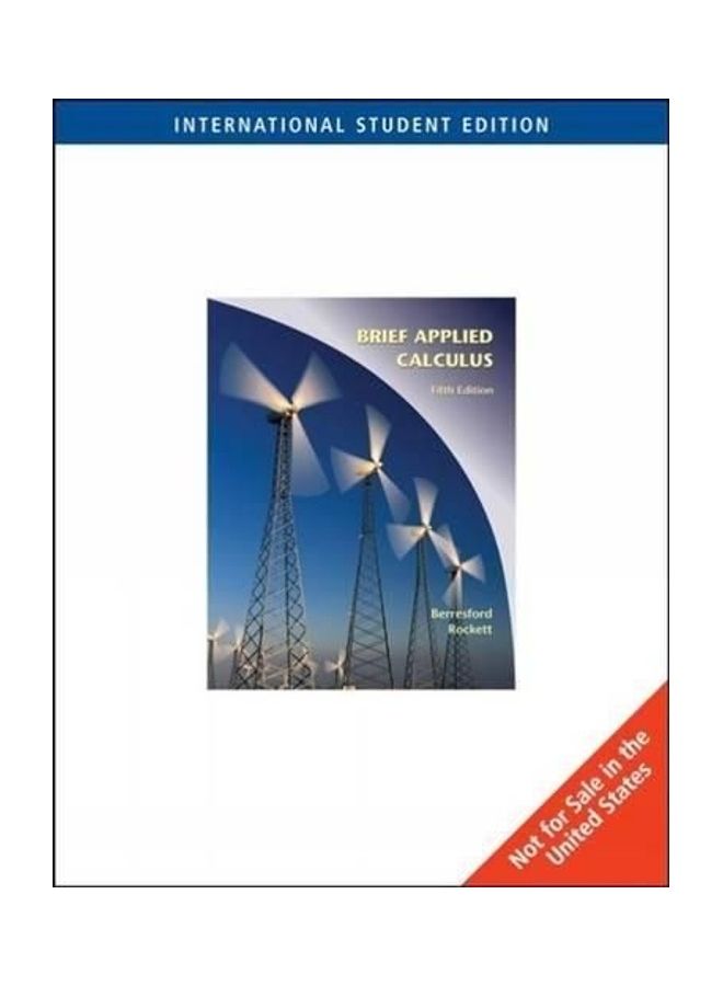 Applied Calculus Brief International Edition paperback english - 2014 
