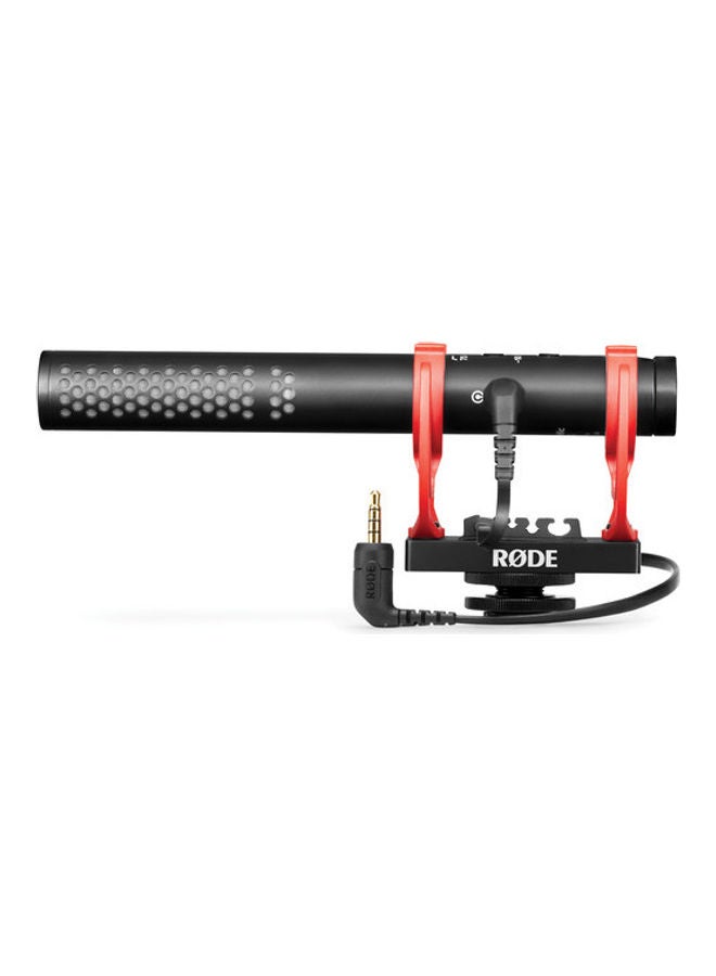 RODE - VideoMic NTG Hybrid Analog/USB Camera-Mount Shotgun Microphone VMNTG Black - Image 1