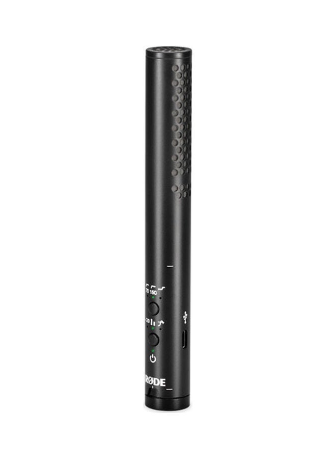 RODE - VideoMic NTG Hybrid Analog/USB Camera-Mount Shotgun Microphone VMNTG Black - Image 1