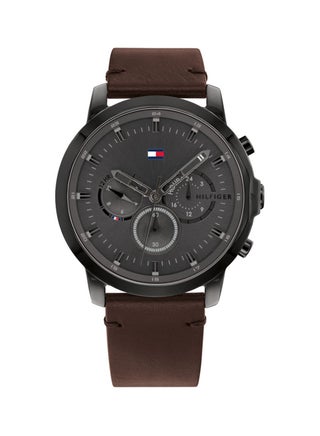Men's Leather Analog Wrist Watch 1791799 - v1612352053/N43699540A_1