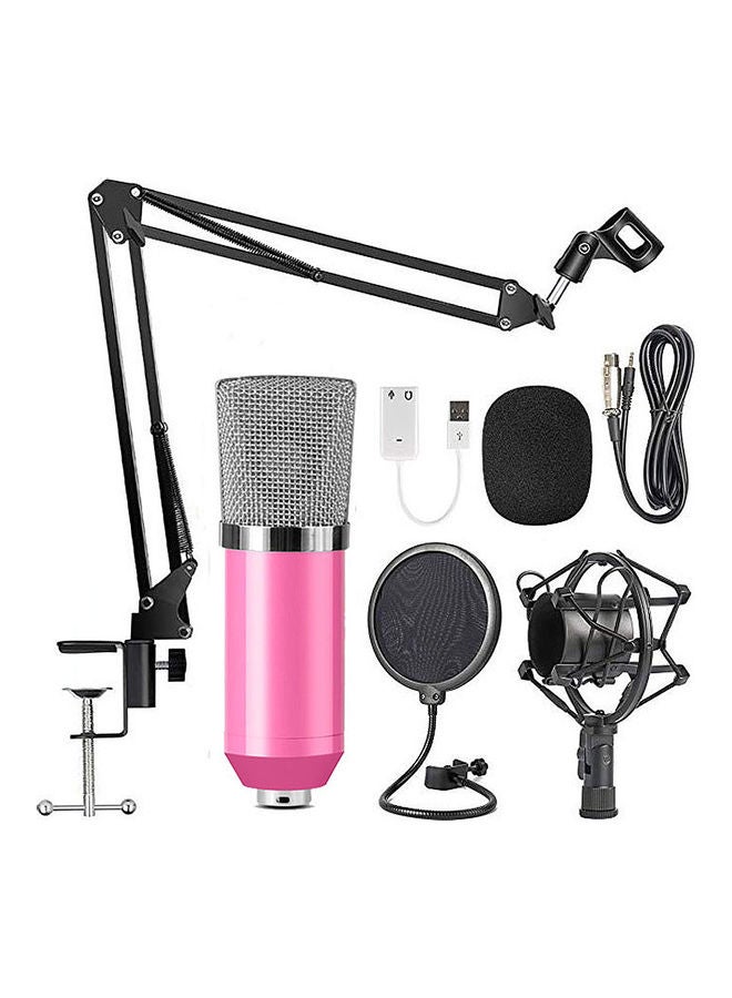 مجموعة مسجل صوت احترافي BM700-Pink متعدد الألوان - Image 1