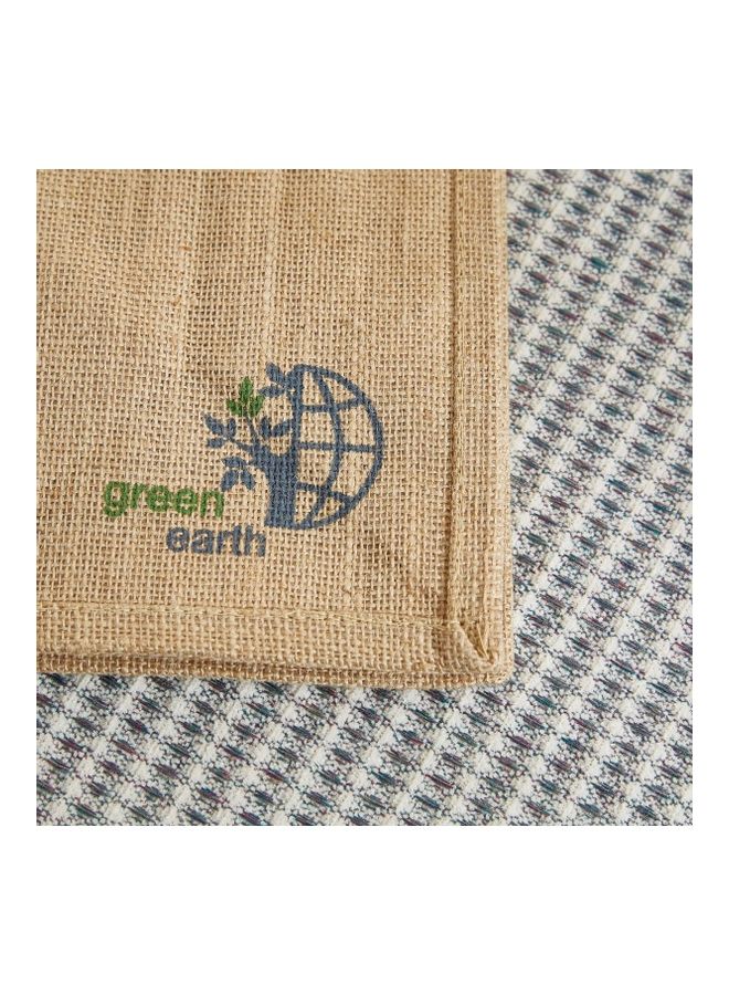 Home Box Go Green Lunch Bag Brown 17x23x17cm  - Image 5